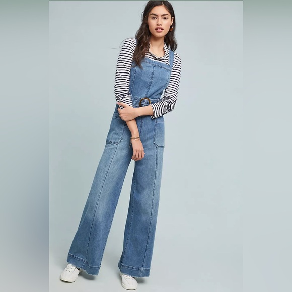 Anthropologie Denim - ANTHROPOLOGIE Pilcro and the Letterpress Light Blue Denim Overalls size 0